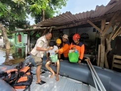 Peninjauan Wilayah Terdampak Banjir di Kabupaten Pasuruan